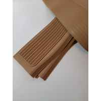 Instap rubber links en rechts, Beige  